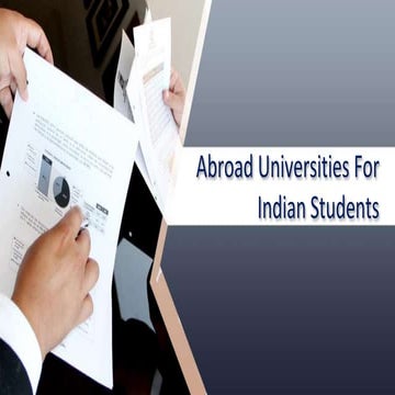 Abroad Universities For Indian Students.pptx