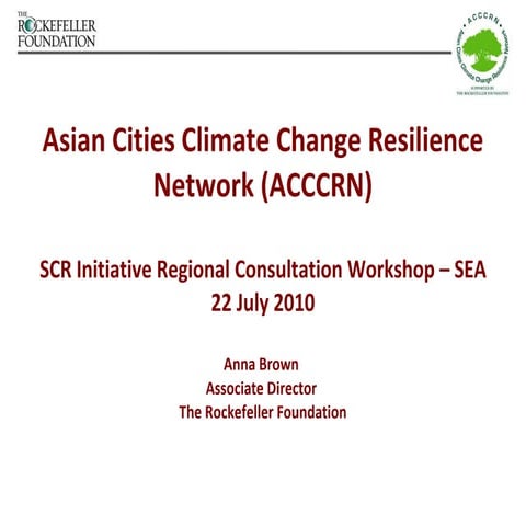 Asian Cities climate resilience network