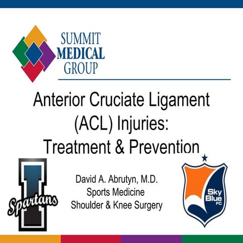 The Treatment of ACL Tears