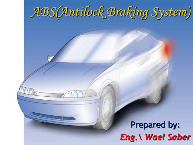 failure of anti lock braking system
