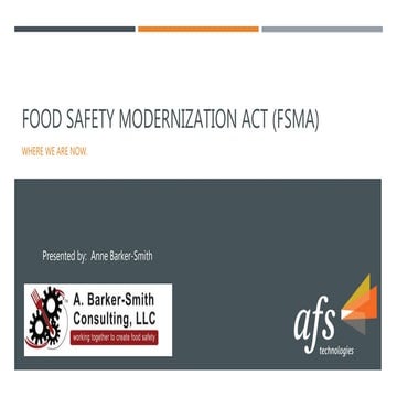 ABSC - FSMA Presentation