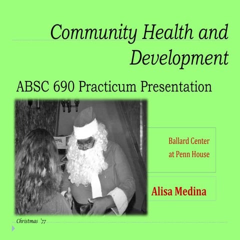 The Ballard Center\’s Practicum Presentation