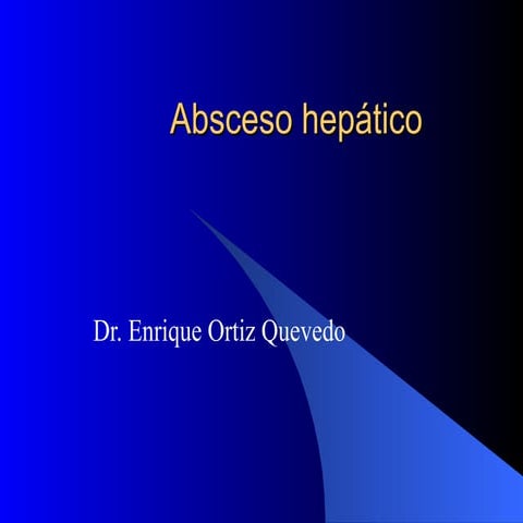 Absceso hepático