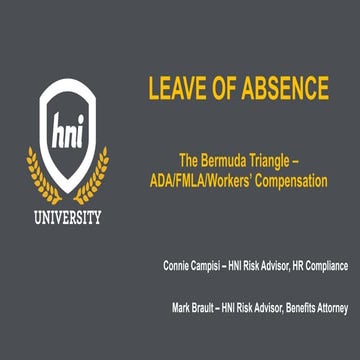 HNI U Managing Employee Leave