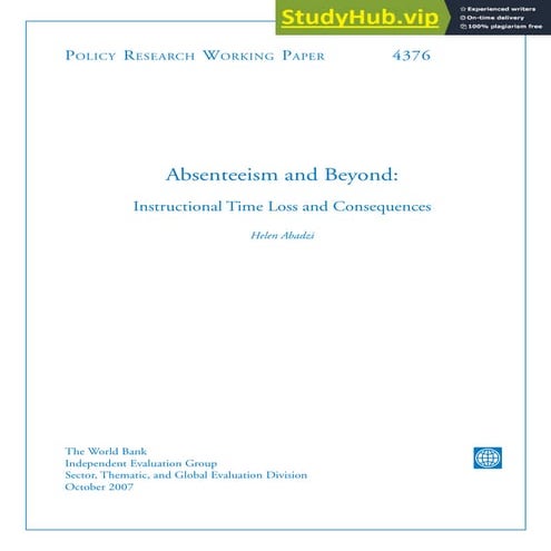 Absenteeism and beyond  Instructional time loss and consequences.pdf