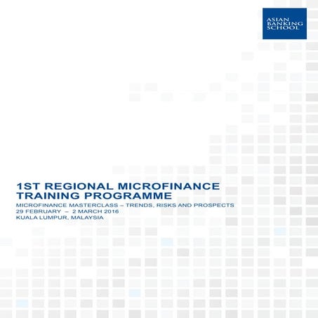 Microfinance Training Academy - Screen Roll | PPTX