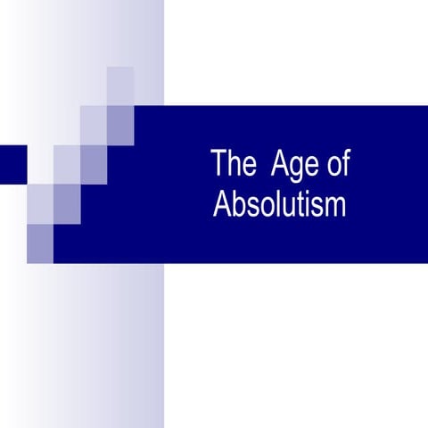 Absolutism