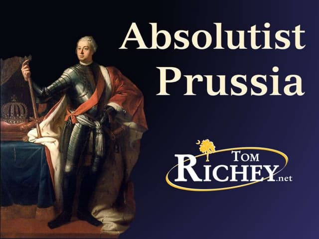 Absolutist Prussia