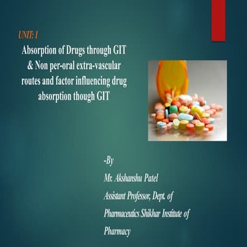 Absorption of drug though Git & Factor influencing drug absorption th.pptx