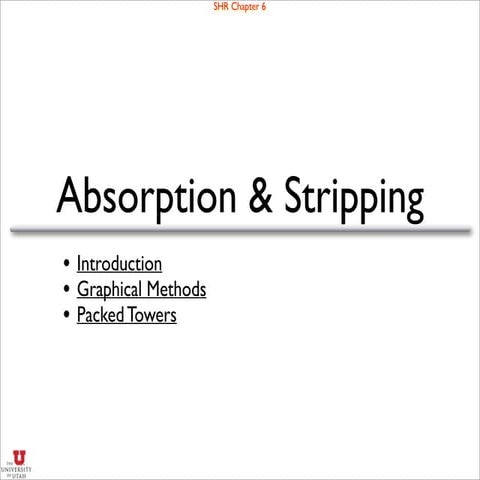 Absorption stripping