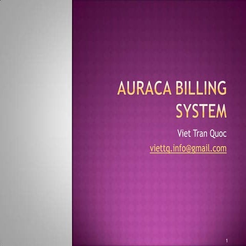 Auraca Billing System solution