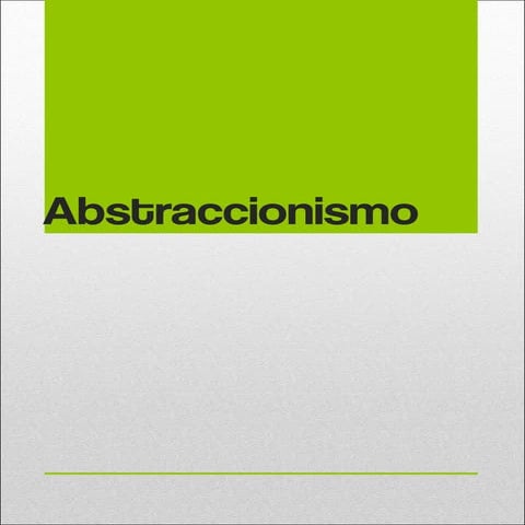 Abstraccionismo