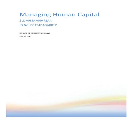 managing human capital(MHC) mba 2 semester