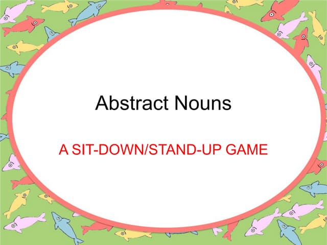 Abstract Noun Powerpoint Game