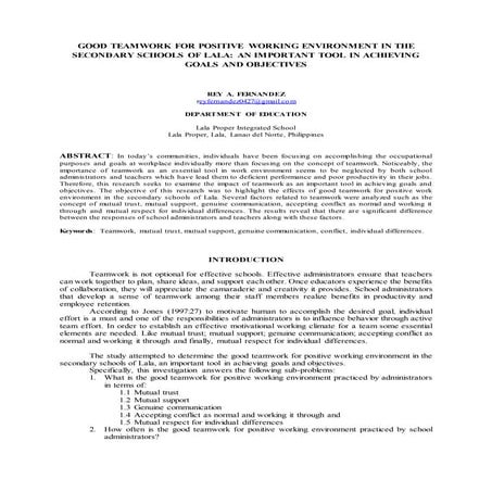A study of adjustment level among secondary school teachers in kashmir ...