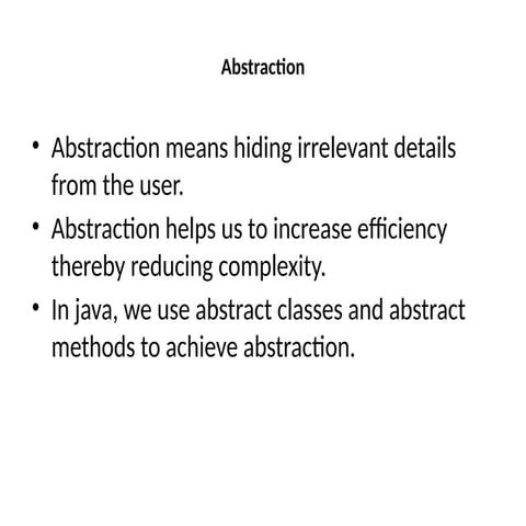 java program in Abstract class . pptx | PPT
