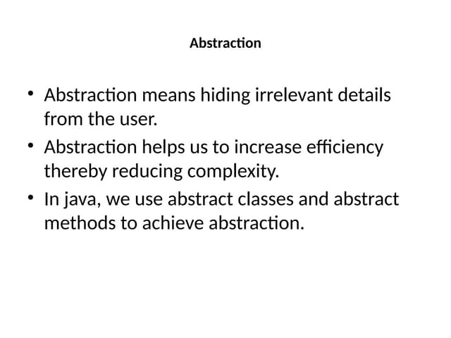 java program in Abstract class . pptx | PPT