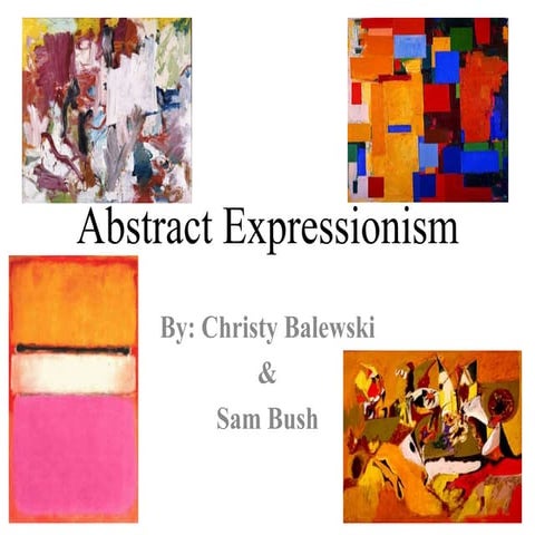 Abstract expressionism