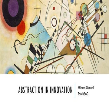 Abstractions in Innovation