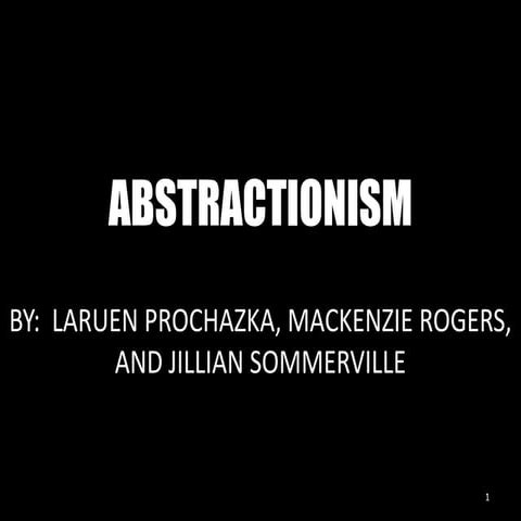 Abstractionism