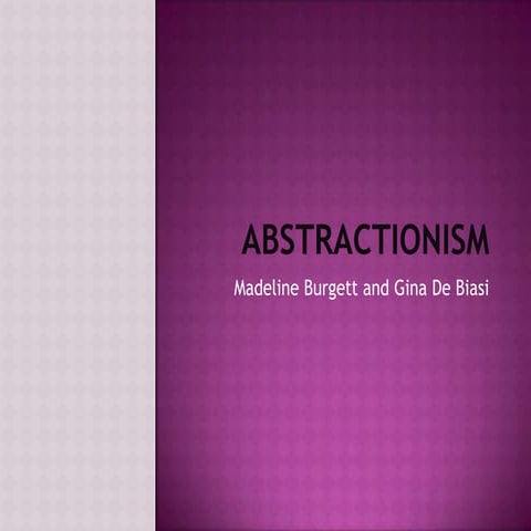 Abstractionism[1]