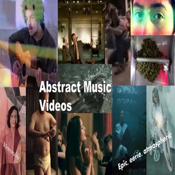 Abstract Music Video Moodboard - Version 2 | PPTX