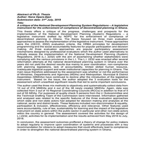 Abstract of ph d thesis  nana opare-djan.final.final