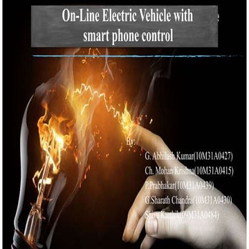 OLEV with smart phone control