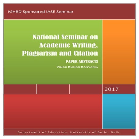 Paper Abstracts National Seminar February 2017
