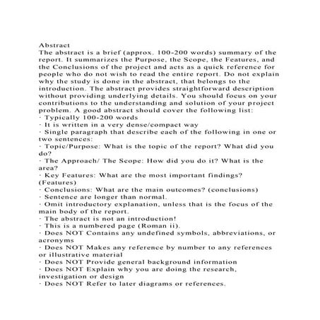 AbstractThe abstract is a brief (approx. 100-200 words) summary .docx