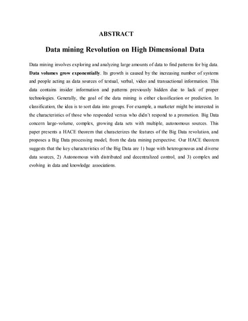 Data Mining with big data total ieee project and entire files.