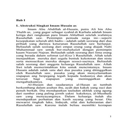 SEJARAH AL-HUSAIN DAN TRAGEDI KARBALA