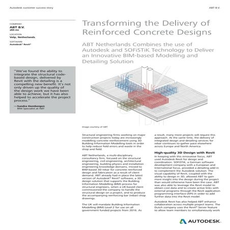 ABT: Transforming the Delivery of Reinforced Concrete Designs