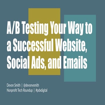 AB Testing Your Way to a Successful Website, Email, Social Media