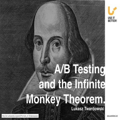 A/B Testing and the Infinite Monkey Theory