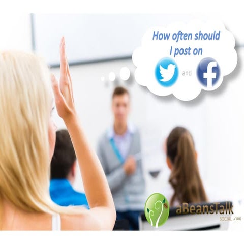 How Often to Schedule Posts on Facebook & Twitter 