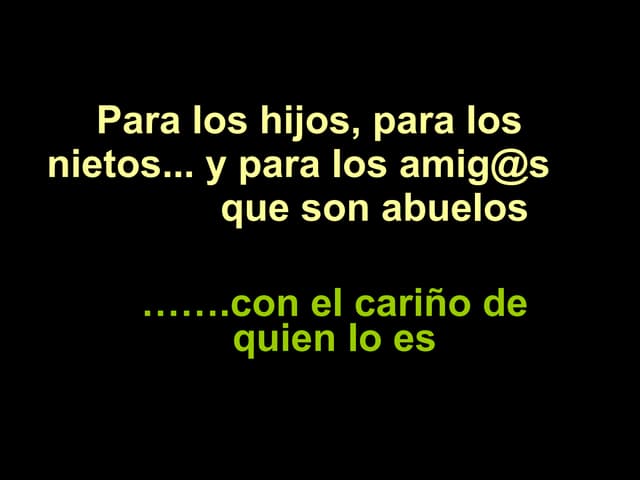 Abuelos Y Nietos Nlz