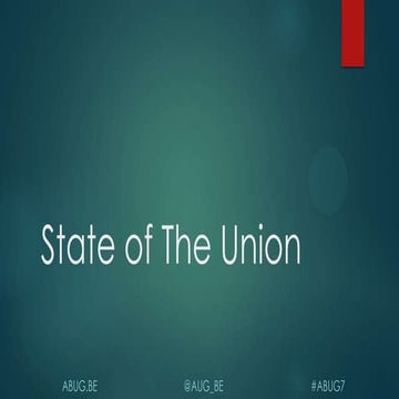 Abug7  Atlassian state of the union (Jan 2014)