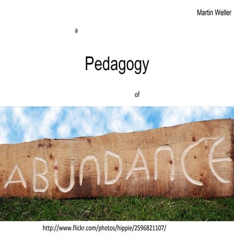 A pedagogy of abundance