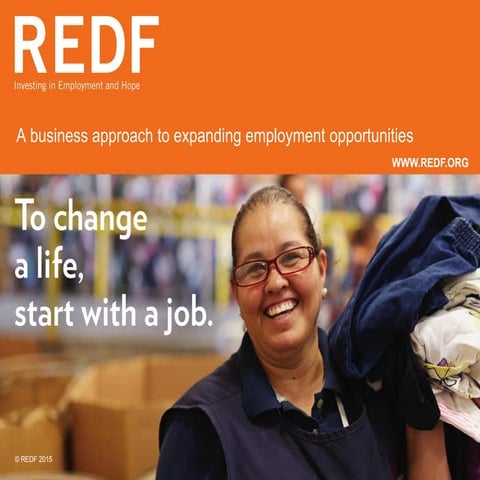A business approach to expanding employment opportunities   redf