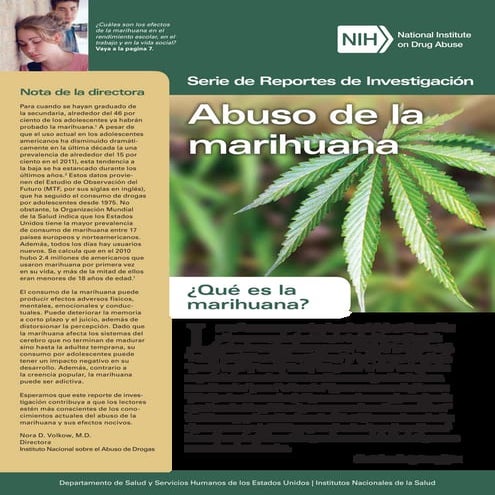 Abuso de marihuana. NIH