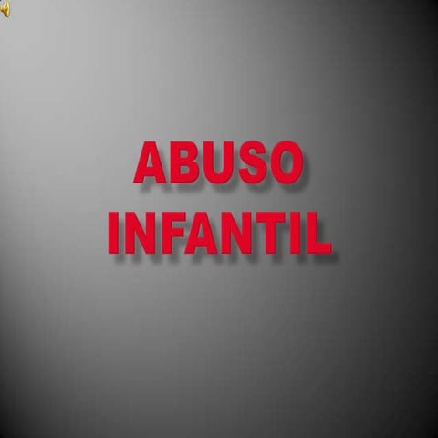 Abuso infantil 