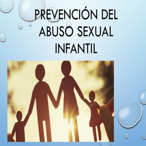 Prevención del abuso sexual infantil | PPTX