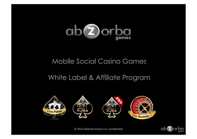 AbZorba Games Casino Affiliate & White Label Program
