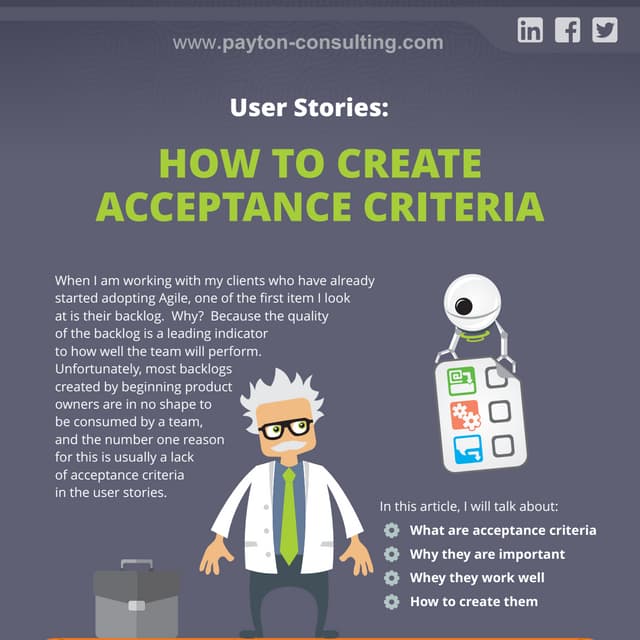 Agile Acceptance Criteria How To