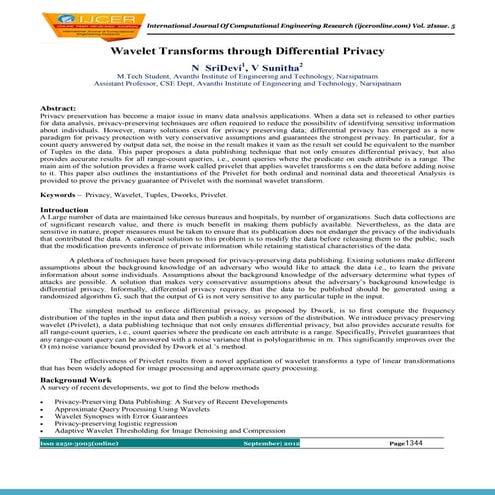 IJCER (www.ijceronline.com) International Journal of computational Engineerin...