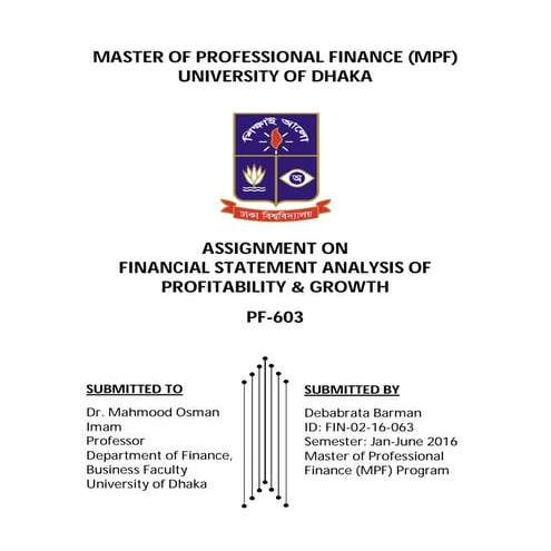 Profitability & Growth Analysis of SPL & OPL