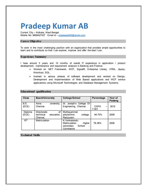 Pradeep_Resume_Dotnet