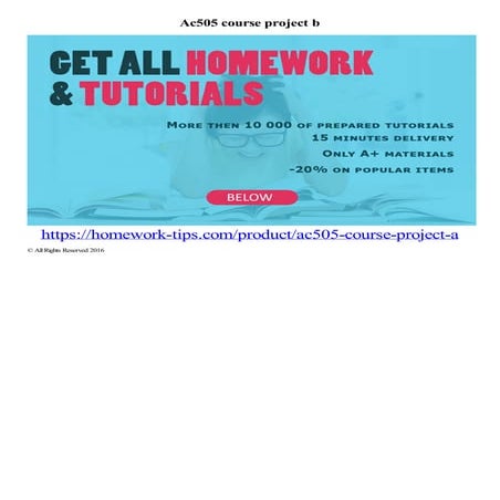 Ac505 course-project-b | PDF