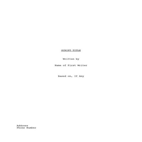 Film trailer script | DOCX